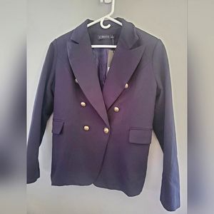Lioness Woman's Blazer, NWT gold Buttons sz XL